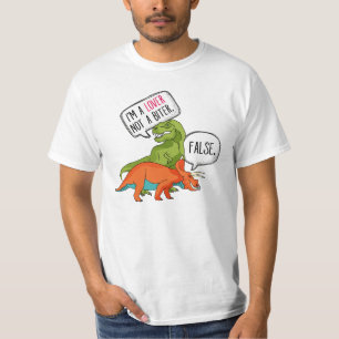 Funny T-Rex Shirt Dinosaur Triceratops Ich bin ein