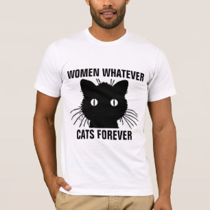 FUNNY T - Shirt für Männer Typ, CATS FOREVER