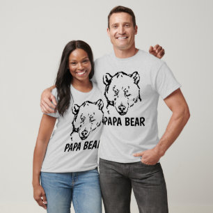 Funny T - Shirt für Vater, PAPA BEAR