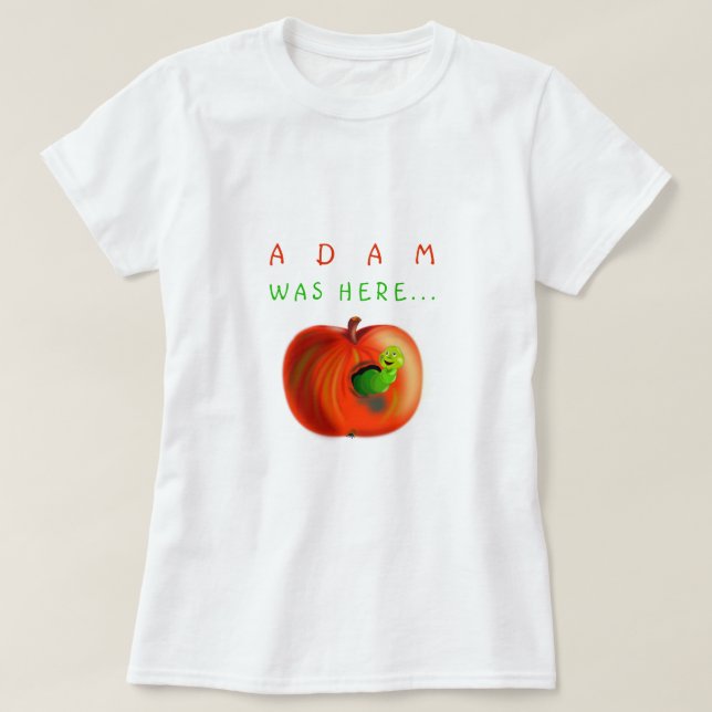 Funny T - Shirt mit Paradise Apple - Anpassbar (Design vorne)
