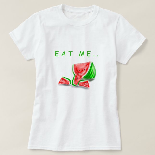 Funny T - Shirt mit Watermelon - Benutzerdefiniert (Design vorne)