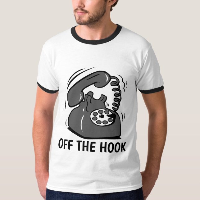 Funny T - Shirt, OFF HOOK T-Shirt (Vorderseite)