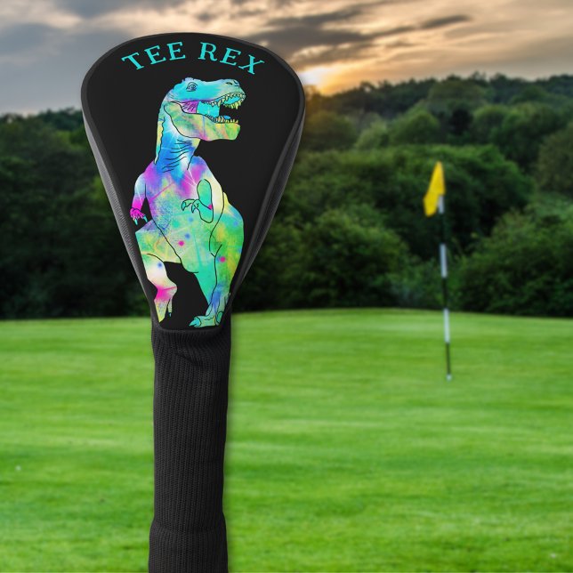 Funny T-Shirt Rex Dinosaur Vater Joke Golf Headcover (Tee Rex funny dinosaur golf head cover colorful T-Rex dino)