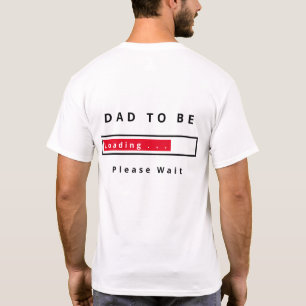 Funny T - Shirt Vater zum Laden von Text - Bitte w