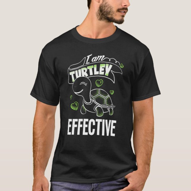 Funny T Totally Phantastisch Turtley Distinguished T-Shirt (Vorderseite)