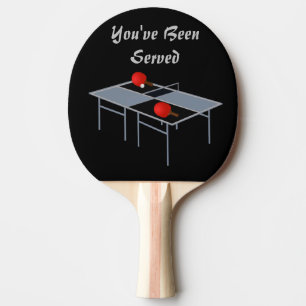Funny Table Tennis, das Ihnen serviert wurde, Tischtennis Schläger