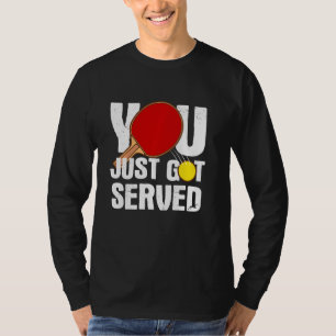 Funny Table Tennis für Damen Ping Pong Player T-Shirt