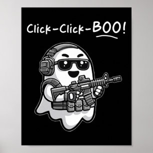 Funny Tachost Klicken Sie auf Boot Halloween Vet Poster