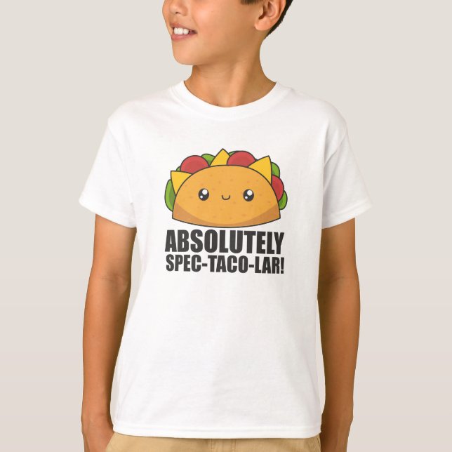 Funny Taco - Absolute Spec Taco-Lar Tacos Nacho T-Shirt (Vorderseite)