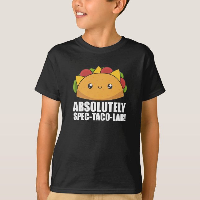 Funny Taco - Absolute Spec Taco-Lar Tacos Nacho T-Shirt (Vorderseite)