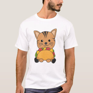 Funny Taco Cats Tacos Mexiko Niedliche Katze T-Shirt