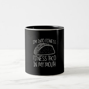 Funny Taco - Dieses Ness Taco Funny Gym Zweifarbige Tasse