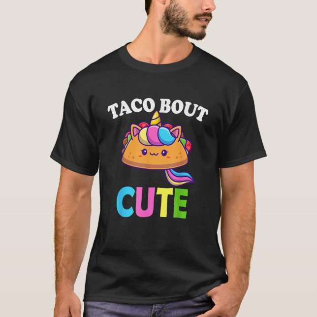 Funny Taco Lover TACO BOUT CUTE Girl Boy Kids Todd T-Shirt (Vorderseite)