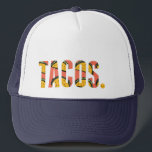Funny Taco Lover Tacos. Kappe<br><div class="desc">Liebe Tacos? Und das tun wir auch! Feiern Sie mit diesem Tacos Design LKW Hut das Lieblingsessen aller.</div>