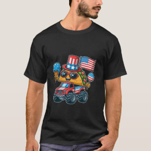 Funny Taco Monster Truck mit Eis 4. T-Shirt