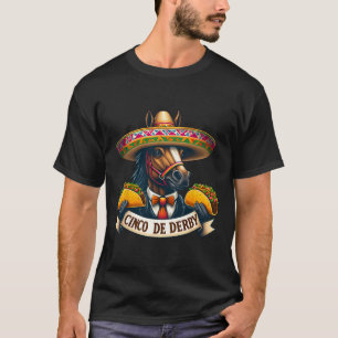 Funny Taco Racing Vintages Cinco De Der T-Shirt