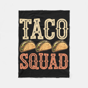 Funny Taco Squad Fleecedecke