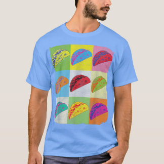 Funny Taco Tshirt, Pop Art Taco, Taco Lover T-Shirt
