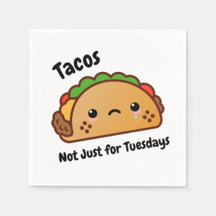 Funny Tacos sind nicht nur dienstags Serviette