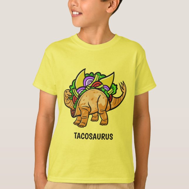 Funny TACOSAURUS Custom Shirts & Jacken (Vorderseite)