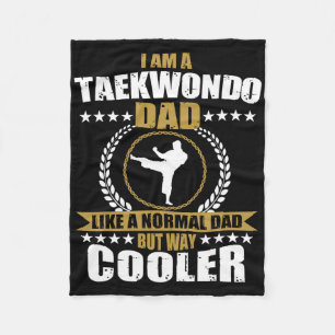 Funny Tae Kwon Do Fighter Vater Taekwondo for Men Fleecedecke