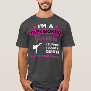Funny Taekwondo Grandma Karate Martial Arts T-Shirt