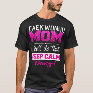 Funny Taekwondo Mama Beste Mutter T-Shirt