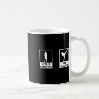 Funny Taekwondo Mama Vater Martial Arts Karate-Gir Kaffeetasse