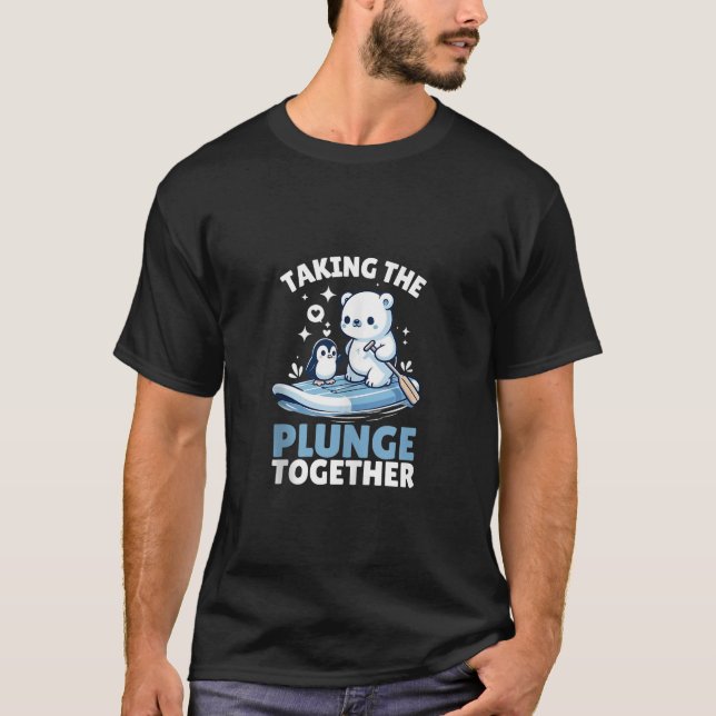 Funny take plunge Together Polar Bear Plunge T-Shirt (Vorderseite)