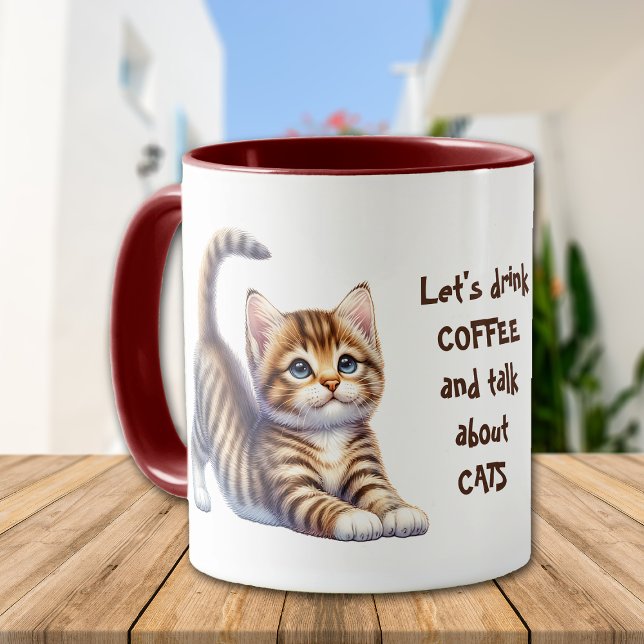 Funny Talk über Katzen Tasse (Von Creator hochgeladen)