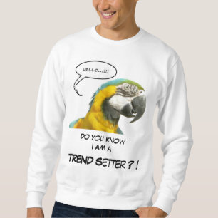 Funny Talking Parrot Face - Trending - Sweatshirt