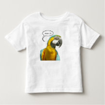 Funny Talking Parrot Kleinkind T - Shirt