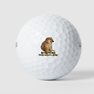 Funny Tamil Cheems Doge Meme Doge Golfball