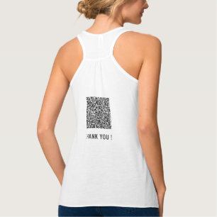 Funny Tank Top mit Ihren QR Code Scan Info