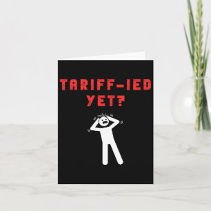 Funny Tariff Terrified Tariffs Anti-Trump Poli Karte