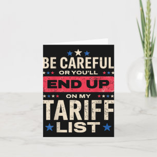 Funny Tariffs Meme Usa Pride Karte