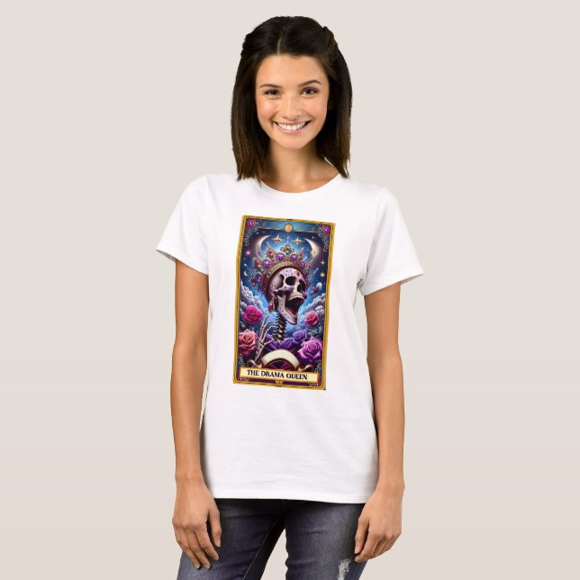 Funny Tarot Card/The Drama Queen T-Shirt (Vorne ganz)
