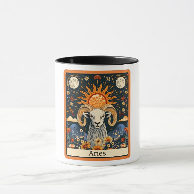 Funny Tarot Card/Zodiac/Aries Tasse (Zentrum)