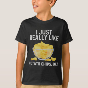 Funny Tato Chips Kunst für Männer Frauen Kinder Be T-Shirt