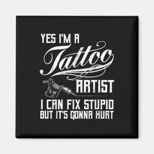 Funny Tattoo Artist Kunst für Männer Frauen Tattoo Magnet