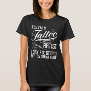 Funny Tattoo Artist Kunst für Männer Frauen Tattoo T-Shirt