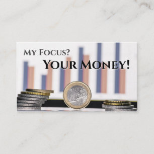 Funny Tax Accounting Currency Financial Expert Visitenkarte