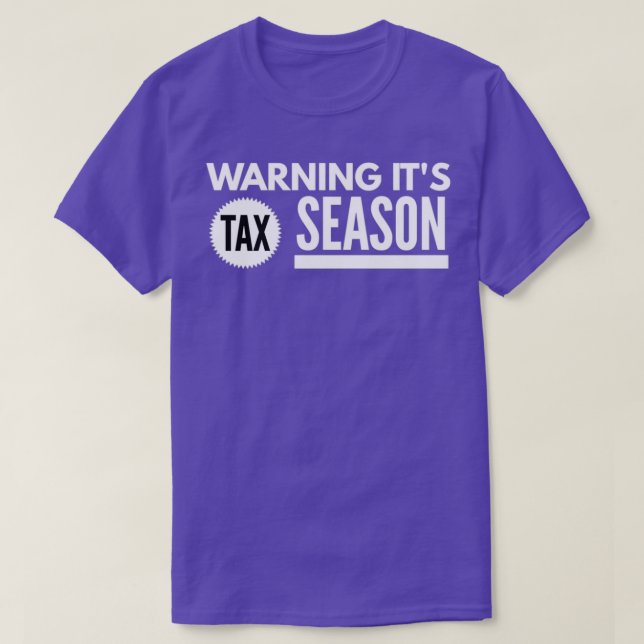 Funny Tax Berater amp CPA Geschenk Warnung seine S T-Shirt (Design vorne)