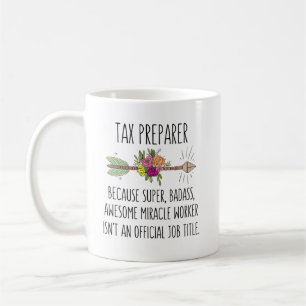 Funny Tax Preparer Gift Idee Kaffeetasse