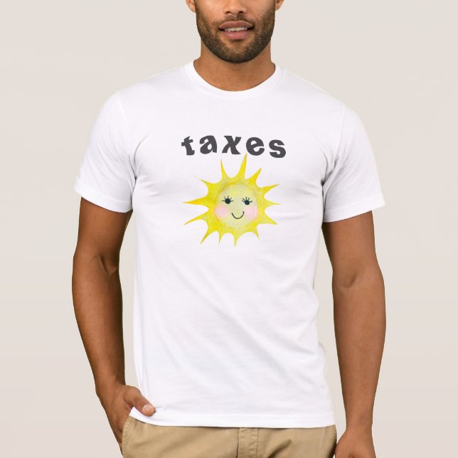 Funny Taxes T-Shirt (Vorderseite)