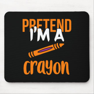 Funny Teacher, als wäre ich ein Crayon Halloween-G Mousepad
