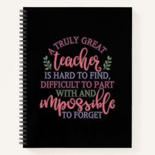 Funny Teacher Appreciation Day Ideas Notizbuch