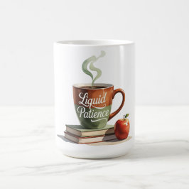 Funny Teacher Appreciation Gift - flüssige Geduld Kaffeetasse