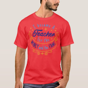 Funny Teacher Bildung Zitat T-Shirt