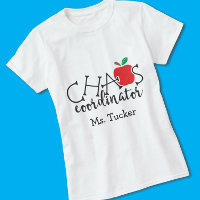 Funny Teacher Chaos Koordinator mit Namen